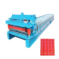 Machine de fabrication automatique de toit en couleur KQ8-128 KQ8-180 Cornice Rubber Ridge Tile Forming Machines